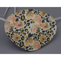 Embossed Flowers on Leopard 