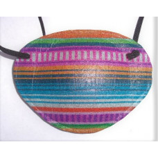 Embossed Multi-colored Stripes