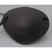 Leather Blk with Cross